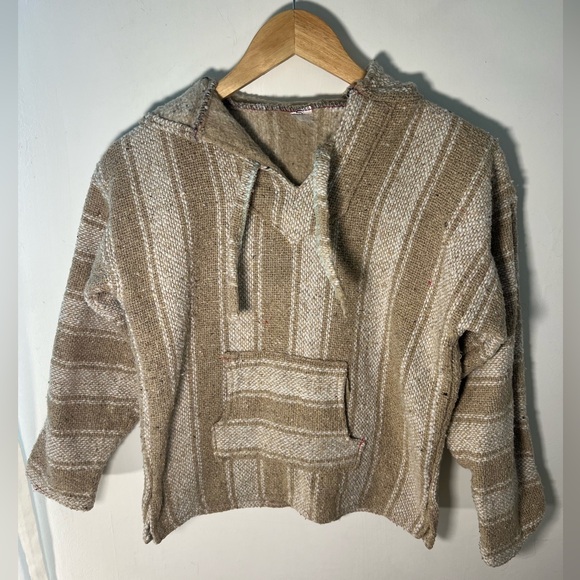 Neutral Tone Poncho - Picture 2 of 3